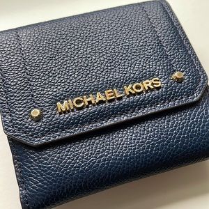 Michael Kors Navy Blue Wallet NEW